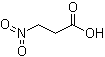 3-硝基丙酸分子结构 (CAS 504-88-1)