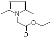 Ethyl 2,5-dimethylpyrrole-1-acetate molecular structure (CAS 5044-21-3)