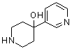 4-(Pyridin-3-yl)piperidin-4-ol molecular structure (CAS 50461-59-1)