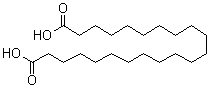 Phellogenic acid molecular structure (CAS 505-56-6)