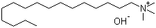 结构式 CAS# 505-86-2, 十六烷基三甲基氢氧化铵; (1-十六烷基)三甲基氢氧化铵