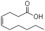 顺式-4-癸烯酸分子结构 (CAS 505-90-8)
