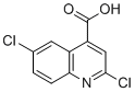 2,6-Dichloroquinoline-4-carboxylic acid molecular structure (CAS 50503-76-9)