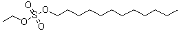 乙基月桂基硫酸酯分子结构 (CAS 50514-02-8)