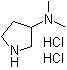 N,N-Dimethyl-3-pyrrolidinamine dihydrochloride molecular structure (CAS 50534-42-4)