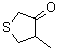 二氢-4-甲基-3(2H)-噻吩酮分子结构 (CAS 50565-25-8)