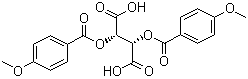 Di-p-anisoyl-L-tartaric acid molecular structure (CAS 50583-51-2)