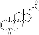 structure of CAS# 50588-42-6, 17-Acetoxy-5a-androsta-2,16-diene;(5a)-Androsta-2,16-dien-17-ol 17-acetate