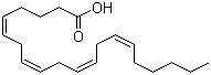 Arachidonic acid molecular structure (CAS 506-32-1)