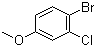 4-Bromo-3-chloroanisole molecular structure (CAS 50638-46-5)