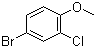 2-Chloro-4-bromoanisole molecular structure (CAS 50638-47-6)