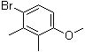 4-Bromo-2,3-dimethylanisole molecular structure (CAS 50638-48-7)