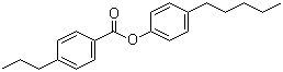 结构式 CAS# 50649-60-0, 4-丙基苯甲酸对戊基苯酚酯