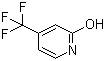 2-Hydroxy-4-(trifluoromethyl)pyridine molecular structure (CAS 50650-59-4)