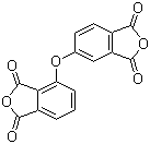 structure of CAS# 50662-95-8, 2,3,3',4'-Diphenyl ether tetracarboxylic acid dianhydride;2,3,3',4'-Tetracarboxydiphenyl oxide dianhydride; 4-[(1,3-Dihydro-1,3-dioxo-5-isobenzofuranyl)oxy]-1,3-isobenzofurandione