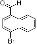 结构式 CAS# 50672-84-9, 4-溴-1-萘甲醛