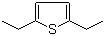 2,5-Diethylthiophene molecular structure (CAS 5069-23-8)