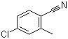 structure of CAS# 50712-68-0, 4-Chloro-2-methylbenzonitrile