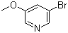 structure of CAS# 50720-12-2, 3-Bromo-5-methoxypyridine