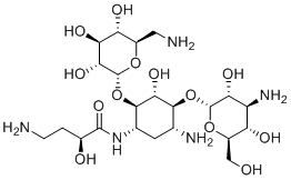 Amikacin EP Impurity A molecular structure (CAS 50725-24-1)