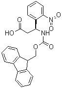 (betaS)-beta-[[(9H-Fluoren-9-ylmethoxy)carbonyl]amino]-2-nitrobenzenepropanoic acid molecular structure (CAS 507472-25-5)