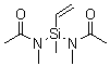 Methylvinyldi-(N-methylacetamido)silane molecular structure (CAS 50791-87-2)