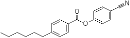 结构式 CAS# 50793-85-6, 4'-氰基苯基 4-己基苯甲酸酯
