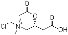 Acetyl-L-carnitine hydrochloride molecular structure (CAS 5080-50-2)