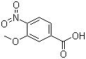 3-Methoxy-4-nitrobenzoic acid molecular structure (CAS 5081-36-7)