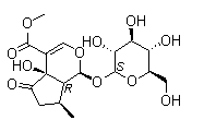 5-羟基马鞭草苷分子结构 (CAS 50816-24-5)