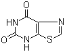 结构式 CAS# 5082-82-6, 噻唑并[5,4-d]嘧啶-5,7(4H,6H)-二酮