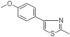 4-(4-Methoxyphenyl)-2-methylthiazole molecular structure (CAS 50834-78-1)