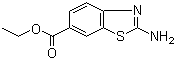 结构式 CAS# 50850-93-6, 2-氨基苯并噻唑-6-羧酸乙酯