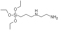N-(3-Triethoxysilylpropyl)ethylenediamine molecular structure (CAS 5089-72-5)