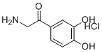 structure of CAS# 5090-29-9, Noradrenaline EP Impurity B (HCl);2-amino-1-(3,4-dihydroxyphenyl)ethanone;hydrochloride