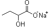 Sodium 2-hydroxybutanoate molecular structure (CAS 5094-24-6)