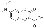 7-Diethylaminocoumarin-3-carboxylic acid molecular structure (CAS 50995-74-9)
