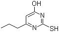 结构式 CAS# 51-52-5, 丙基硫氧嘧啶; 6-丙基-2-巯基-4-羟基嘧啶; 6-丙基-2-硫代-2,3-二氢-4(1H)-嘧啶酮