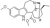 结构式 CAS# 510-22-5, 伏康京碱