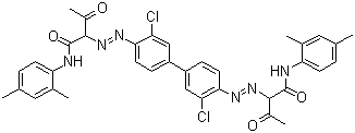 颜料黄 13分子结构 (CAS 5102-83-0)