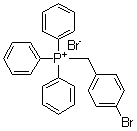 结构式 CAS# 51044-13-4, (4-溴苄基)三苯基鏻溴化物