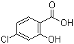 4-氯水杨酸分子结构 (CAS 5106-98-9)