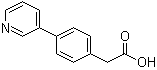 structure of CAS# 51061-71-3, 4-(3-Pyridinyl)phenylacetic acid
