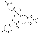 structure of CAS# 51064-65-4, 1,4-Ditosyl-2,3-O-isopropylidene-D-threitol;2,3-Isopropylidene-D-threitol-1,4-ditosylate