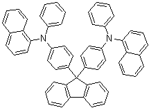 N,N'-(9H-芴-9-亚基二-4,1-亚苯基)二[N-苯基-1-萘胺]分子结构 (CAS 510775-24-3)