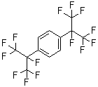 1,4-二[1,2,2,2-四氟-1-(三氟甲基)乙基]苯分子结构 (CAS 51114-12-6)