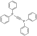 双(二苯基膦基)乙炔分子结构 (CAS 5112-95-8)