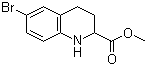 Methyl 6-bromo-1,2,3,4-tetrahydro-2-quinolinecarboxylate molecular structure (CAS 511230-72-1)