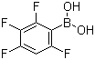 (2,3,4,6-Tetrafluorophenyl)boronic acid molecular structure (CAS 511295-00-4)
