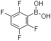 (2,3,5,6-Tetrafluorophenyl)boronic acid molecular structure (CAS 511295-01-5)